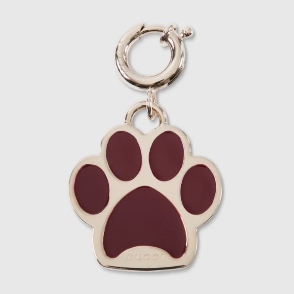 Paw-shaped charm